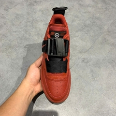 NIKE AIR FORCE 1 UTILITY GS 'DUNE RED' AJ6601 600 SIZE 38.5 GIÀY 2HAND CHÍNH HÃNG PVN20795