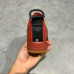 NIKE AIR FORCE 1 UTILITY GS 'DUNE RED' AJ6601 600 SIZE 38.5 GIÀY 2HAND CHÍNH HÃNG PVN20795
