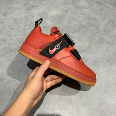 NIKE AIR FORCE 1 UTILITY GS 'DUNE RED' AJ6601 600 SIZE 38.5 GIÀY 2HAND CHÍNH HÃNG PVN20795