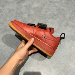 NIKE AIR FORCE 1 UTILITY GS 'DUNE RED' AJ6601 600 SIZE 38.5 GIÀY 2HAND CHÍNH HÃNG PVN20795