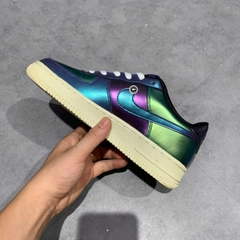 NIKE AIR FORCE 1 LOW LV8 GS 'PURPLE NEPTUNE GREEN' 849345 500 SIZE 38 GIÀY 2HAND CHÍNH HÃNG PVN20815
