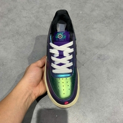 NIKE AIR FORCE 1 LOW LV8 GS 'PURPLE NEPTUNE GREEN' 849345 500 SIZE 38 GIÀY 2HAND CHÍNH HÃNG PVN20815