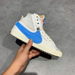NIKE BLAZER MID '77 JUMBO 'WHITE UNIVERSITY BLUE' DD3111 103 SIZE 39 GIÀY 2HAND CHÍNH HÃNG PVN20822