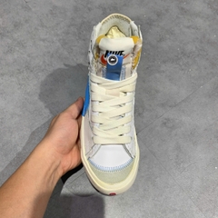 NIKE BLAZER MID '77 JUMBO 'WHITE UNIVERSITY BLUE' DD3111 103 SIZE 39 GIÀY 2HAND CHÍNH HÃNG PVN20822