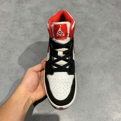 NIKE AIR JORDAN 1 MID WHITE PLAID (GS) 554725 607 SIZE 38.5 GIÀY 2HAND CHÍNH HÃNG PVN20801