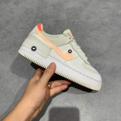 NIKE AIR FORCE 1 LOW SHADOW 'WHITE BRIGHT MANGO' DH3896 100 SIZE 36.5 GIÀY 2HAND CHÍNH HÃNG PVN20813