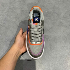 NIKE WMNS AIR FORCE 1 SHADOW 'METALLIC SILVER' CW6030 001 SIZE 36.5 GIÀY 2HAND CHÍNH HÃNG PVN20792