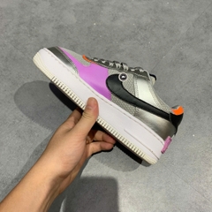 NIKE WMNS AIR FORCE 1 SHADOW 'METALLIC SILVER' CW6030 001 SIZE 36.5 GIÀY 2HAND CHÍNH HÃNG PVN20792