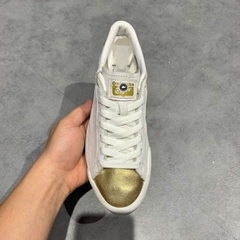 ONITSUKA TIGER LAWNSHIP SNEAKERS 'WHITE GOLD' D518K-0194 SIZE 37 GIÀY 2HAND CHÍNH HÃNG PVN20962