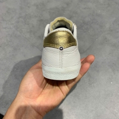 ONITSUKA TIGER LAWNSHIP SNEAKERS 'WHITE GOLD' D518K-0194 SIZE 37 GIÀY 2HAND CHÍNH HÃNG PVN20962