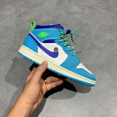 AIR JORDAN 1 MID SE GS 'SPRITE' DA8010-400 SIZE 36 GIÀY 2HAND CHÍNH HÃNG PVN20738