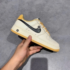 NIKE AIR FORCE 1 '07 LV8 'SAIL TAN BLACK' FD9063 101 SIZE 36.5 GIÀY 2HAND CHÍNH HÃNG PVN20800