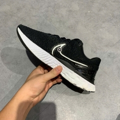 NIKE REACT INFINITY RUN FLYKNIT 3 'BLACK WHITE' DD3024-001 SIZE 39 GIÀY 2HAND CHÍNH HÃNG PVN20602