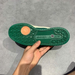 ADIDAS FORUM 84 LOW OFF WHITE COLLEGIATE GREEN GLOW PINK H01671 SIZE 39 1/3 GIÀY 2HAND CHÍNH HÃNG PVN20854