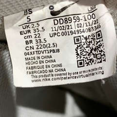 NIKE AIR FORCE 1 '07 'TRIPLE WHITE' DD8959-100 SIZE 35.5 GIÀY 2HAND CHÍNH HÃNG PVN20684