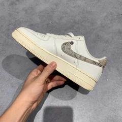 NIKE AIR FORCE 1 '07 'PHANTOM IVORY SNAKESKIN' DD8959 002 SIZE 38 GIÀY 2HAND CHÍNH HÃNG PVN20681