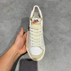 NIKE BLAZER LOW '77 'WHITE TEAM RED' DC4769 104 SIZE 37.5 GIÀY 2HAND CHÍNH HÃNG PVN20902
