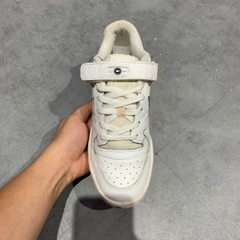 ADIDAS FORUM LOW J TRIPLE WHITE FY7973 SIZE 39 1/3 GIÀY 2HAND CHÍNH HÃNG PVN20827
