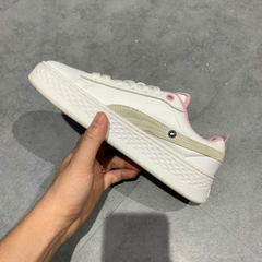 PUMA Wmns Smash Platform Low 'White Pale Pink' 366487-08 SIZE 37.5 GIÀY 2HAND CHÍNH HÃNG PVN20878