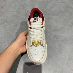 NIKE DUNK LOW SE JUST DO IT WHITE PHANTOM (WOMEN'S) DV1160 100 SIZE 38 GIÀY 2HAND CHÍNH HÃNG PVN20949