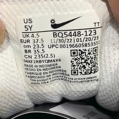 Nike Court Borough Low 2 GS 'White Photo Blue' BQ5448 123 SIZE 37.5 GIÀY 2HAND CHÍNH HÃNG PVN20943