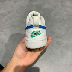 Nike Court Borough Low 2 GS 'White Photo Blue' BQ5448 123 SIZE 37.5 GIÀY 2HAND CHÍNH HÃNG PVN20943