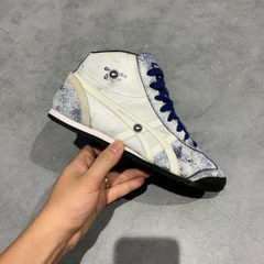 ONITSUKA TIGER MEXICO MID RUNNER 'BLUE' TH6P3L SIZE 37 GIÀY 2HAND CHÍNH HÃNG PVN20969