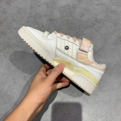 (WMNS) adidas originals Forum Low Sneakers White/Beige GY6984 SIZE 37 1/3 GIÀY 2HAND CHÍNH HÃNG PVN20974
