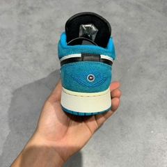 NIKE AIR JORDAN 1 LOW SE GS LASER BLUE CT1564 004 SIZE 37.5 GIÀY 2HAND CHÍNH HÃNG PVN20775