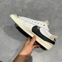 NIKE BLAZER LOW '77 JUMBO WHITE BLACK SAIL DN2158-101 SIZE 44 GIÀY 2HAND CHÍNH HÃNG PVN20543