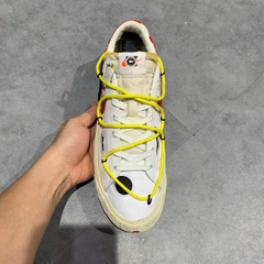 NIKE BLAZER LOW OFF-WHITE WHITE UNIVERSITY RED DH7863-100 SIZE 43 GIÀY 2HAND CHÍNH HÃNG PVN20628