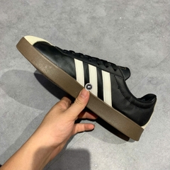 ADIDAS VL COURT 2.0 'BLACK WHITE GUM' ID6017 SIZE 44 GIÀY 2HAND CHÍNH HÃNG PVN20377