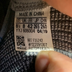 ADIDAS ULTRABOOST 19 CORE BLACK GREY SIX SHOCK CYAN F35242 SIZE 42 GIÀY 2HAND CHÍNH HÃNG PVN20578