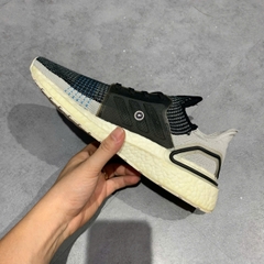 ADIDAS ULTRABOOST 19 CORE BLACK GREY SIX SHOCK CYAN F35242 SIZE 42 GIÀY 2HAND CHÍNH HÃNG PVN20578