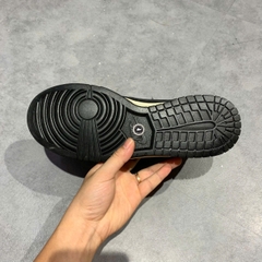 NIKE DUNK LOW BLACK CANVAS DV7211 001 SIZE 42.5 GIÀY 2HAND CHÍNH HÃNG PVN20538
