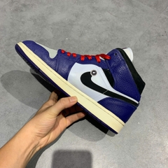 NIKE AIR JORDAN 1 RETRO MID SE 'DEEP ROYAL BLUE' 852542 400 SIZE 42.5 GIÀY 2HAND CHÍNH HÃNG PVN20657