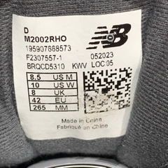 New Balance 2002R Black Dark Grey Phantom M2002RHO SIZE 42 GIÀY 2HAND CHÍNH HÃNG PVN21013