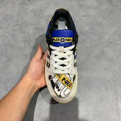 ADIDAS NEO ENTRAP 'WHITE YELLOW BLUE' GW7007 SIZE 39 1/3 GIÀY 2HAND CHÍNH HÃNG PVN20388