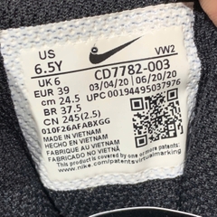 NIKE COURT BOROUGH MID 2 BLACK UNIVERSITY RED GS CD7782 003 SIZE 39 GIÀY 2HAND CHÍNH HÃNG PVN20572