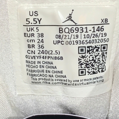 AIR JORDAN 1 MID SE GS RUSH BLUE UNIVERSITY RED BQ6931 146 SIZE 38 GIÀY 2HAND CHÍNH HÃNG PVN20782