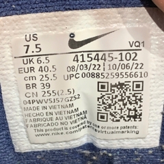 NIKE AIR MONARCH IV WHITE/METALLIC SILVER 415445 102 SIZE 40.5 GIÀY 2HAND CHÍNH HÃNG PVN20524