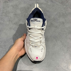 NIKE AIR MONARCH IV WHITE/METALLIC SILVER 415445 102 SIZE 40.5 GIÀY 2HAND CHÍNH HÃNG PVN20524