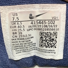 NIKE AIR MONARCH IV 'WHITE NAVY' 415445 102 SIZE 40.5 GIÀY 2HAND CHÍNH HÃNG PVN20570