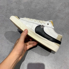 NIKE BLAZER LOW '77 JUMBO 'WHITE BLACK' DN2158-101 SIZE 40 GIÀY 2HAND CHÍNH HÃNG PVN20569