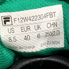 GIÀY THỂ THAO THỜI TRANG FILA F12W422304FBT SIZE 40 GIÀY 2HAND CHÍNH HÃNG PVN20561