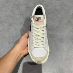 NIKE BLAZER LOW '77 VINTAGE WHITE BLACK DA6364 101 SIZE 40 GIÀY 2HAND CHÍNH HÃNG PVN20380