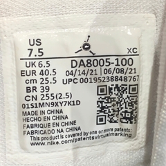 NIKE AIR JORDAN 1 MID SE 'BRUSHSTROKE PAINT SPLATTER' DA8005 100 SIZE 40.5 GIÀY 2HAND CHÍNH HÃNG PVN20631