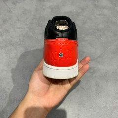 NIKE EBERNON LOW BLACK HABANERO RED AQ1775 004 SIZE 40.5 GIÀY 2HAND CHÍNH HÃNG  PVN20528