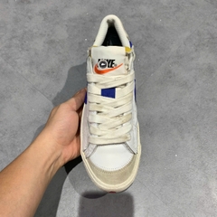 NIKE BLAZER LOW '77 JUMBO 'WHITE OLD ROYAL' DQ8768 100 SIZE 40.5 GIÀY 2HAND CHÍNH HÃNG PVN20517