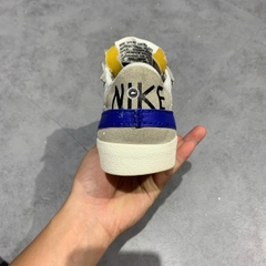 NIKE BLAZER LOW '77 JUMBO 'WHITE OLD ROYAL' DQ8768 100 SIZE 40.5 GIÀY 2HAND CHÍNH HÃNG PVN20517